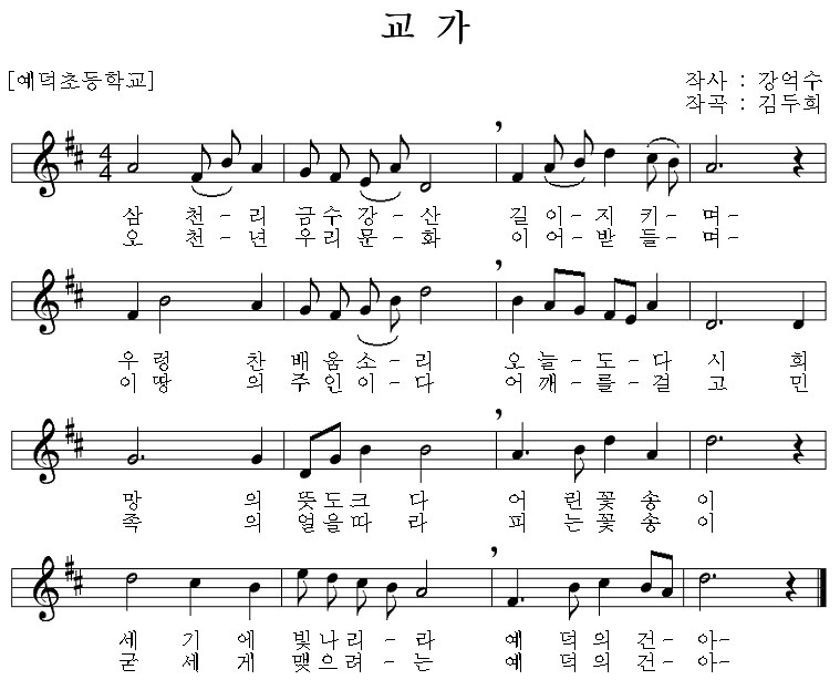 예덕초등학교 이미지